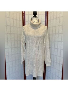 Beautiful Cowl Knit Tunic/Dress - EUC - Size XS